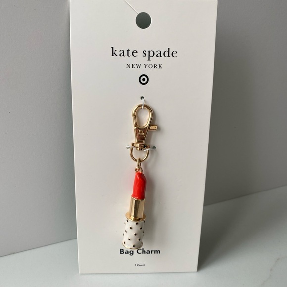 kate spade Accessories - Kate Spade New  x Target Lipstick Bag Charm Keychain Fob
